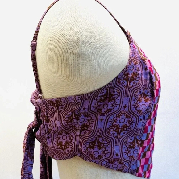 NWT SO GOODS FOR LIFE Juniors Sleeveless Straps Pullover Crop Tank Top Size M - Picture 3 of 10